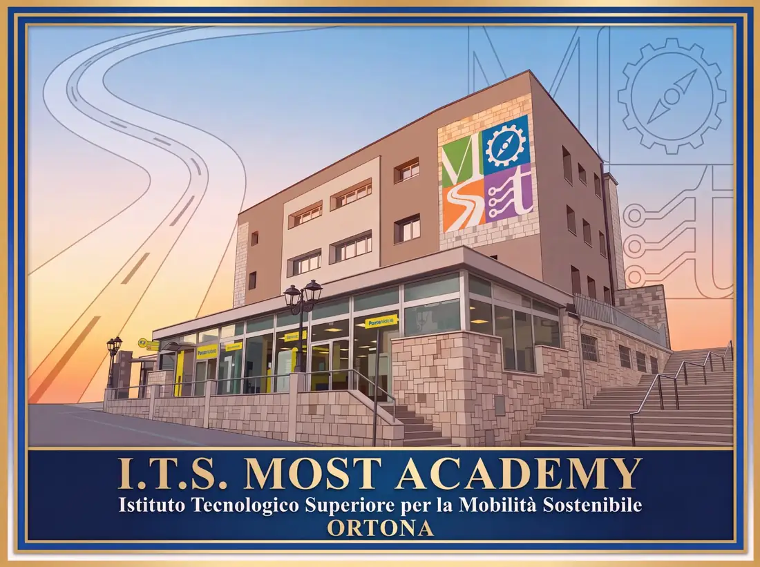 La nuova sede di I.T.S. MOST Academy – Istituto Tecnologico Superiore per la Mobilità Sostenibile, Ortona